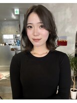 ハウ 心斎橋(how)&nbsp;透明感抜群20代30代ダブルカラーブリーチオリーブグレージュ