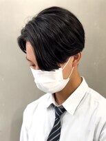 センターパート/ニュアンスパーマ/韓国/フェーザーパーマ/眉毛
