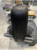 ティアラ縮毛矯正×白髪染めヘアカラー