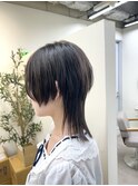 ウルフカット メンズライク　中性ウルフ　マッシュウルフ