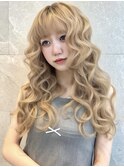 《巴結生》ミルクティーベージュ/大宮/レイヤーカット