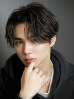 ルーシー 渋谷(LUCEY)&nbsp;センターパートフェザーパーマシャドウパーマメンズパーマ