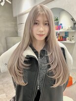 アドネ プライム(adne prime)&nbsp;ハッシュカット/スモーキーカラー/ミルクティーブロンド