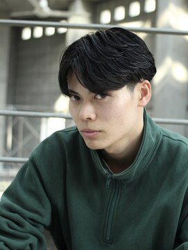 アウラ(AURA) フェザーパーマニュアンスパーマ毛流れパーマ韓国風パーマ