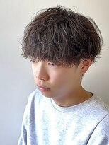 イーストハムアネーロ(EAST HAM anello) メンズカット/マッシュ/ツイストスパライルパーマ/ブラウン