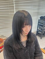 プライズ 所沢プロぺ通り店(prize)&nbsp;レイヤー/ハッシュカット/顔周りレイヤー/ブルーブラック/所沢