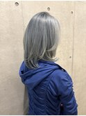 シルバーブルーカラーレイヤースタイル