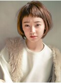 MAUVEナチュラルシンプルショートボブ