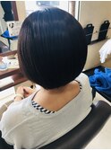 ふっくらショートボブ