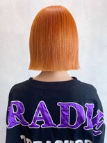 アイティー バイ アルバム 浦和店(IT by ALBUM)&nbsp;オレンジボブ_ミニウルフテラコッタくすみブルー_ba321581