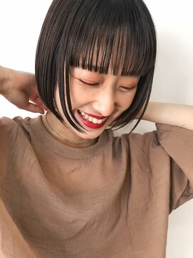 シスタ(SISTA) 【SiSTA】大人可愛い切りっぱなしぱっつん×似合わせカット