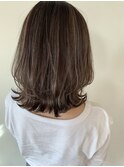 レイヤーカット×ハイライト