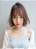 キュートボブ_アースカラーくびれヘアツートンカラー_7744