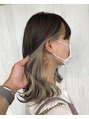 アイティーバイアルバム 松戸店(IT by ALBUM) コントラストがおしゃれインナーホワイトベージュ！