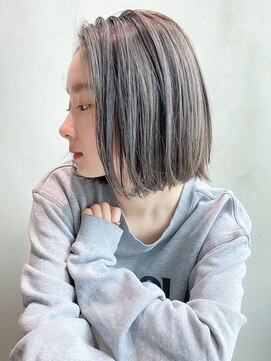 アイティー バイ アルバム 中野店(IT by ALBUM) カジュアルボブ_外ハネボブセクションカラー_78515