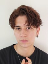 フィフス 原宿(fifth)&nbsp;短髪ツイストスパイラルパーマツーブロックマッシュコンマヘア