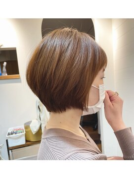 ブリング バイ スノードロップ 吉祥寺(BRING by Snowdrop) 前髪/マチルダボブ/ピンクベージュ/インナーグレージュ/吉祥寺