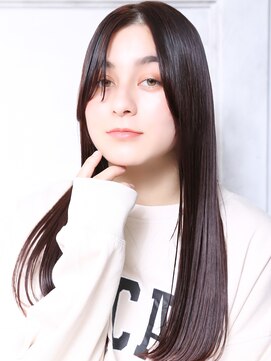 クラッチムク 博多口(CLUTCH muk.) 大人可愛い小顔美髪ツヤ髪ストレートロング髪質改善A7