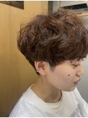 Perm brown/short