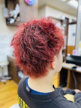ラループ ヘアデザイン(la Loop Hair Design) バンドマン風スパイキーショート