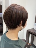 すっきり丸みショート