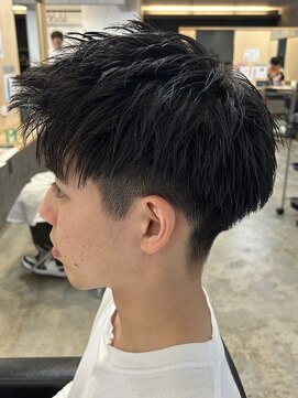 ニアウ 伊勢崎連取店(Niau) メンズマッシュパーマツイストスパイラルパーマ波巻きパーマ