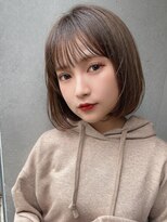 サンドシーン(sand scene)&nbsp;ボブ/インナーカラー/縮毛矯正髪質改善/ショートボブ/白髪ぼかし