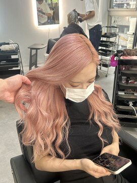 シェイロ(Cielro) ピンクベージュ/ペールピンク/ダブルカラー