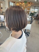グランデュール 東静岡池田店(GRANDEUR)&nbsp;ショートカットショートボブベージュカラーグレージュカラー