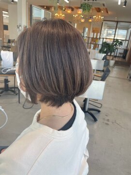 グランデュール 東静岡池田店(GRANDEUR) ショートカットショートボブベージュカラーグレージュカラー