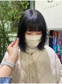 レイヤーカット×グレーブラック/吉祥寺/石川ひな