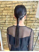 ビーハイブ 一番町店 アヴェダ(BEHIVE) お呼ばれヘアタイトなローポニー
