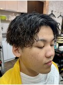 【戸田公園5分/メンズバーバー】スパイラルパーマ