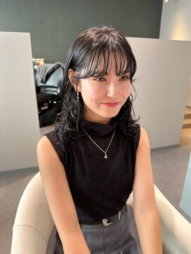 アム(amu) ウェーブパーマ/パーマミディアム/デジタルパーマ/前髪パーマ