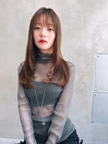 メーヴェ(Mowen) mowen 南堀江　レイヤーカット　ブラウンカラー