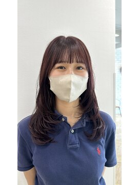 シーン 読売ランド前(SCENE) レイヤーカット/韓国ヘア/前髪カット/赤髪/顔まわりカット