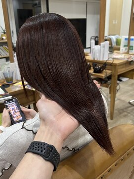 メアリー バイ メリー(marry by merry) 【立町メアリーバイメリー】☆髪質改善カラー×ピンクブラウン☆