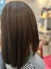 オーガニックカラー全体＋ 毛量調節カット＋トリートメント　￥9350