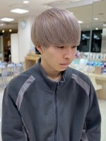 シャルムバイケンジ(Charm.by KENJE)&nbsp;ミルクティーグレージュハイトーンブリーチカラー銀座ブリーチ