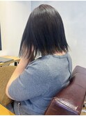 【吉田江梨】アッシュベージュボブ透明感ストレートパーマ人気