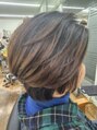 テラス 古河店&nbsp;ショートボブです！手櫛で簡単にセットできます(*^-^*)