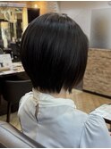 大人前下がりマッシュショートボブ【池袋/髪質改善/ショート】
