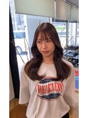 韓国くびれ巻き韓国レイヤーワンホンヘアヨシンモリ