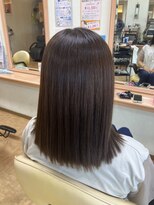 ポッシュアップ(POSH UP)&nbsp;お客様スナップ☆　つやつやナチュラルストレ－ト