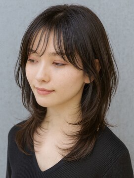 ルシードスタイルベル(LUCID STYEL BELLE) クラゲヘアレイヤーくびれスタイルオリーブグレー