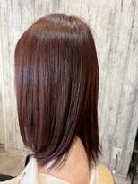 エヌアンドエー せんげん台店(N&A)&nbsp;肌トーンアップするカシスカラー×艶感ストレート