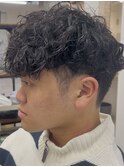 MEN’S HAIR/波巻ツイストスパイラル/フェザーパーマ/錦糸町