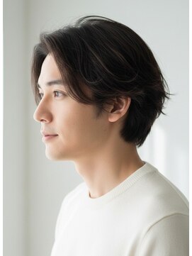 レウナ 外苑前(Reuna) センターパートな大人スタイル