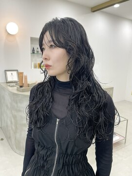 スヴニール(souvenir) ロングパーマ　コテ巻き風パーマ　デジタルパーマ