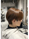 メンズマッシュセンターパート